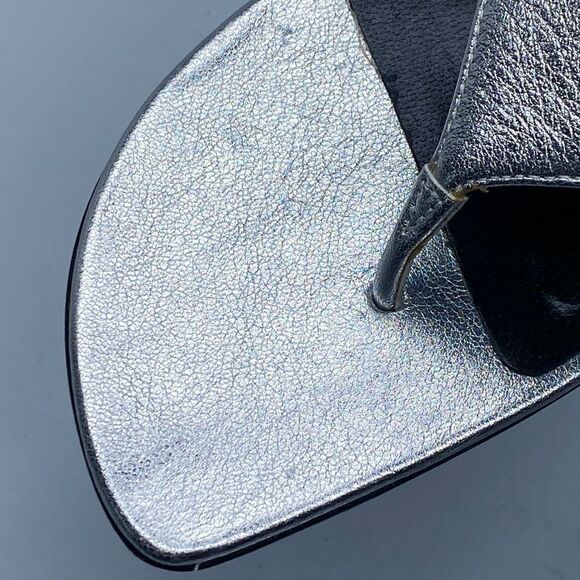 Gucci Horsebit Metallic Leather Thong Sandals size 38 - Picture 13 of 16